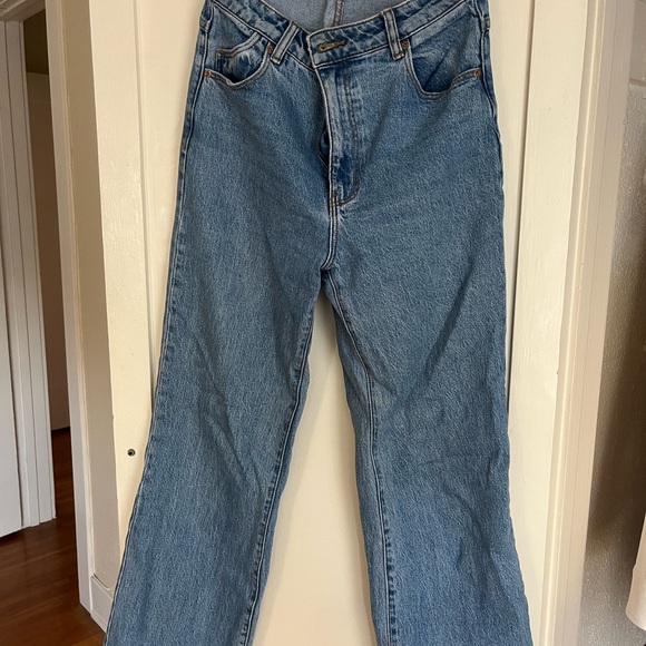 Rollas Eastcoast crop Flare high rise jeans - Picture 2 of 3